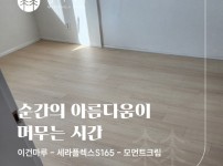 이건마루 세라플렉스 S 165 모먼트크림 시공 | 퇴계원 일신건영30평